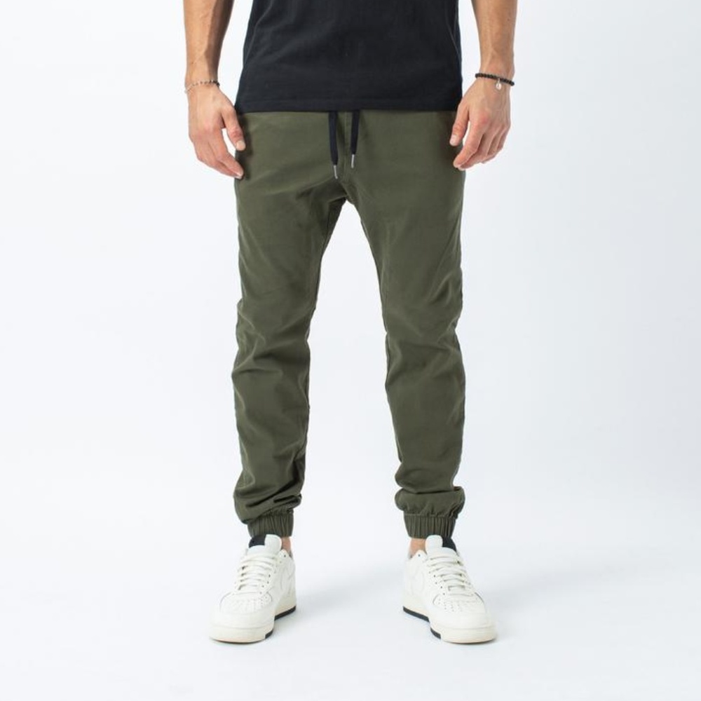 NEW Zanerobe Sureshot Jogger in Khaki Subtle Leaf